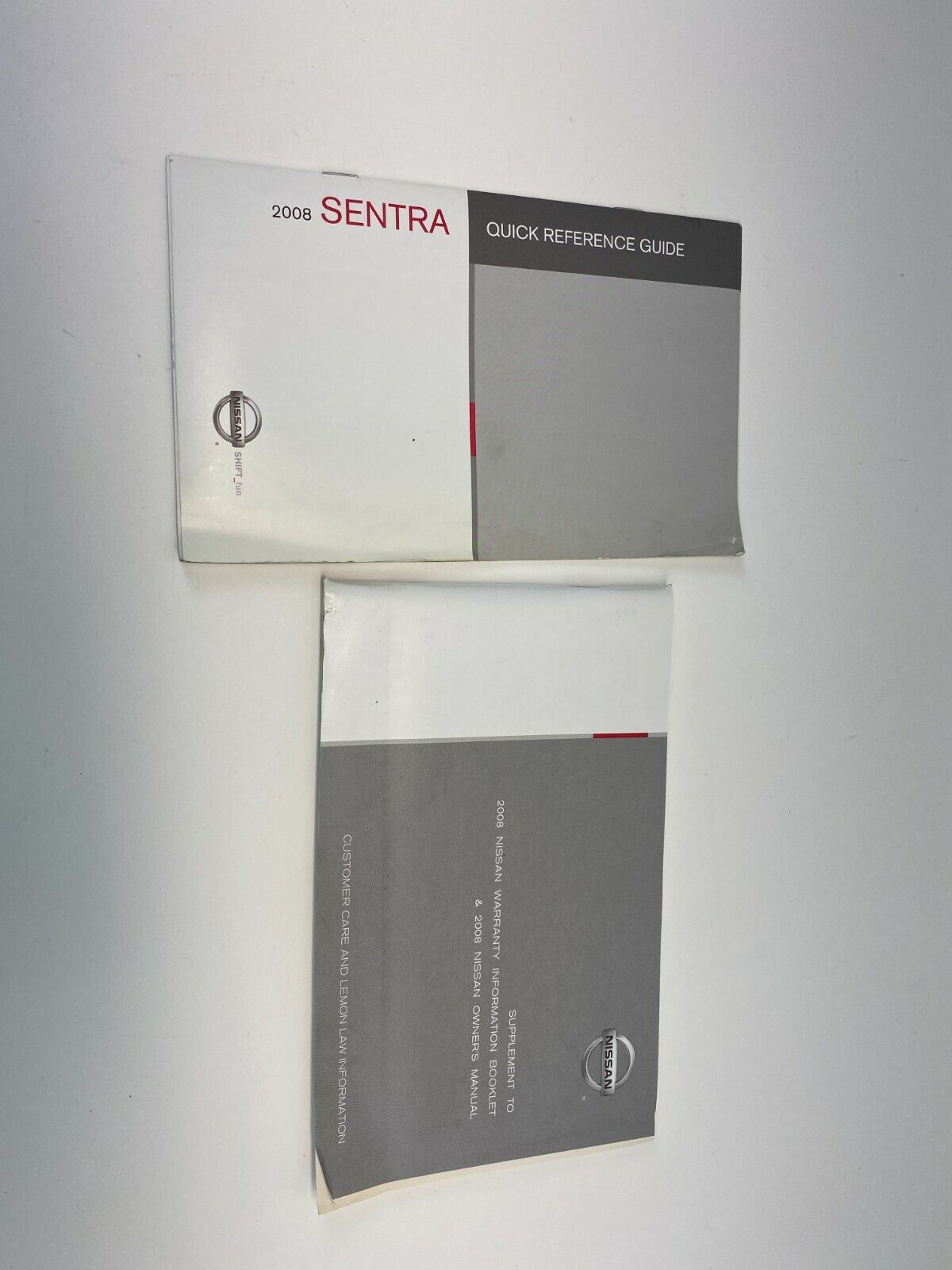 2008 08 Nissan Sentra Sedan Owners Manual Guide Book Warranty Information W Case