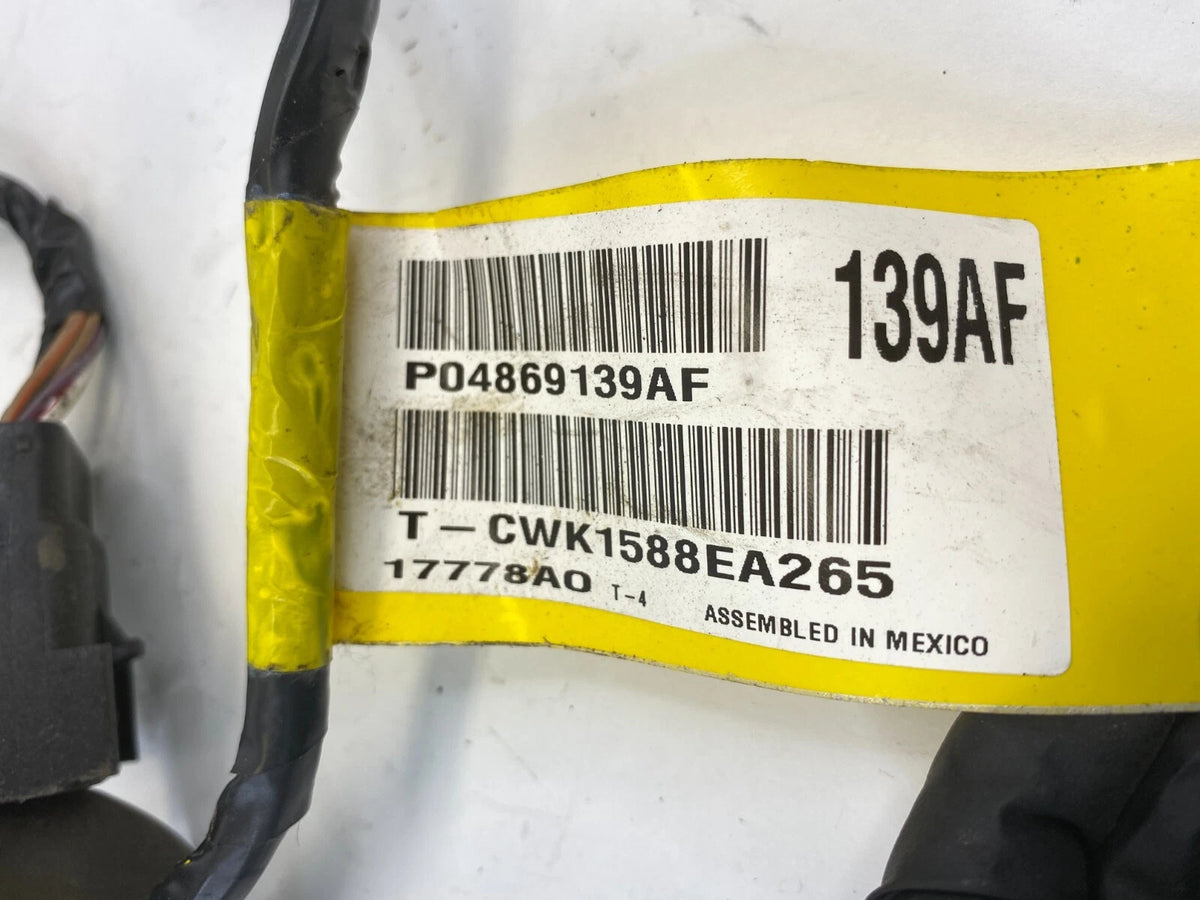 08 09 CHRYSLER TOWN & COUNTRY REAR LEFT SLIDING DOOR WIRE HARNESS 04869139AF OEM