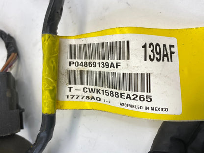 08 09 CHRYSLER TOWN & COUNTRY REAR LEFT SLIDING DOOR WIRE HARNESS 04869139AF OEM