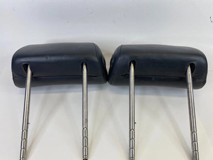 2001-2005 VW JETTA GOLF FRONT LH & RH SET HEADREST HEAD REST LEATHER BLACK OEM