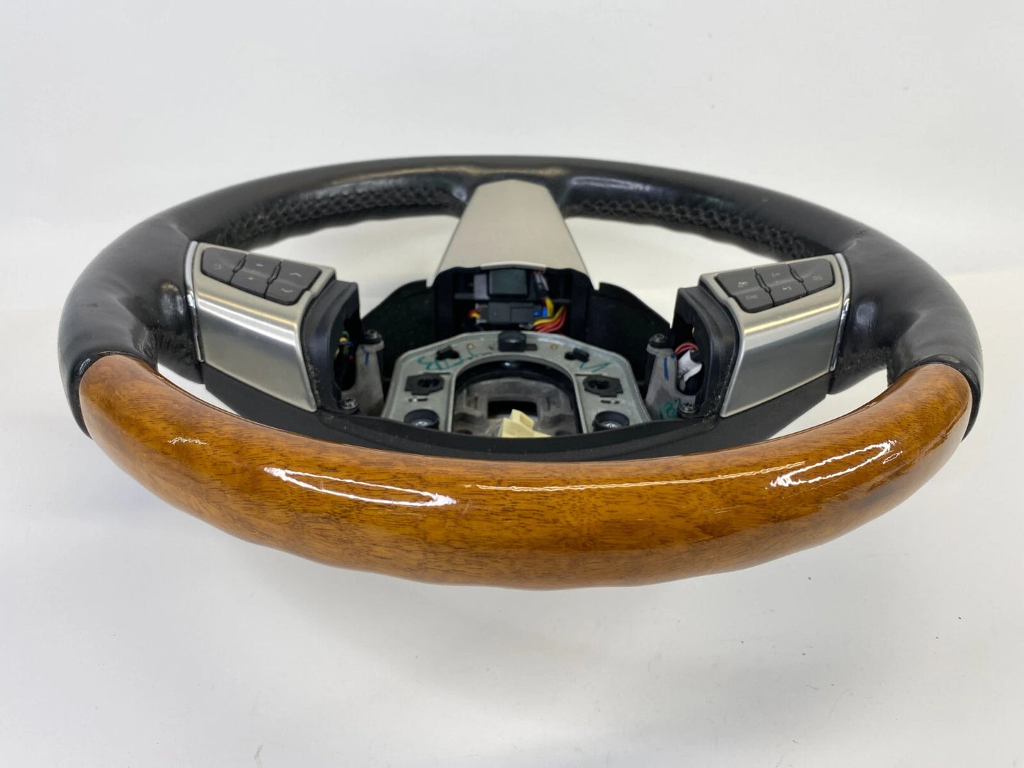 2011 CADILLAC STS SEDAN STEERING WHEEL W/ CRUISE CONTROL RADIO SWITCHES 20857831