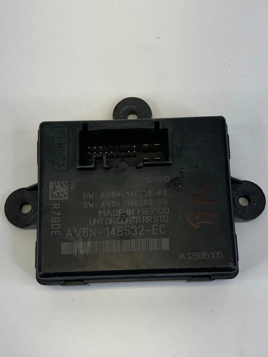 2013-2018 FORD C-MAX ENERGI REAR RH DOOR CONTROL MODULE BOARD OEM AV6N-14B532-EC