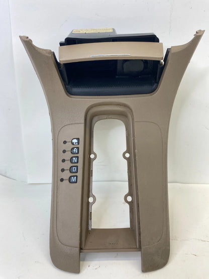 08-12 CHEVY MALIBU AUTO TRANS CENTER CONSOLE SHIFTER BEZEL W/ ASHTRAY 20997063