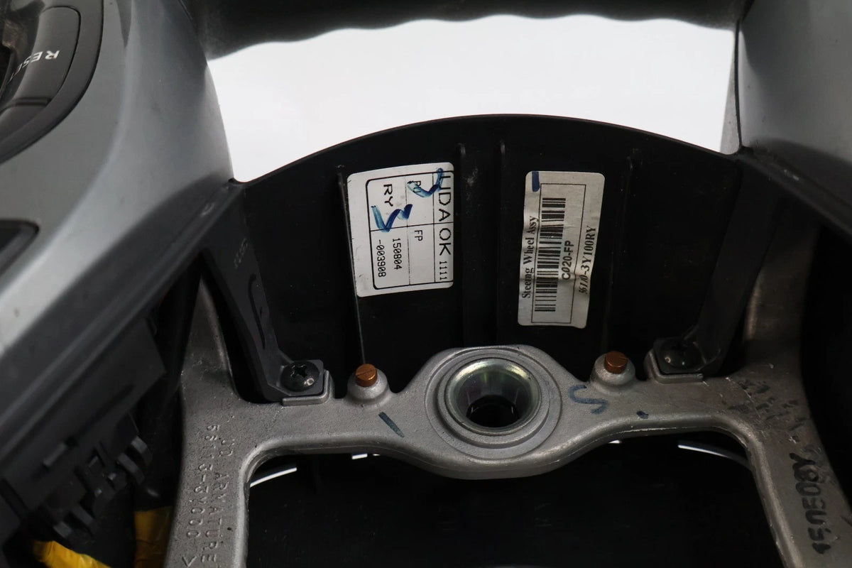 2011-2016 HYUNDAI ELANTRA STEERING WHEEL BLACK WITH CRUISE CONTROL SWITCHES OEM