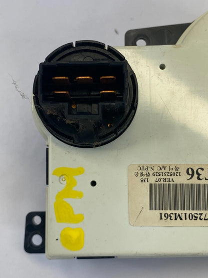 2010-2013 KIA FORTE HVAC A/C CLIMATE CONTROL TEMPERATURE SWITCH 972501M361 OEM
