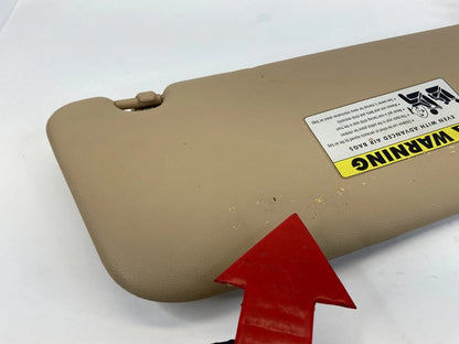 2004-2007 BMW 525I 530I FRONT LEFT RIGHT SUN VISOR SUNSHADE SHIELD PAIR SET OEM