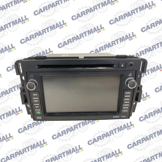 2009-2012 BUICK ENCLAVE RADIO AM FM CD DVD NAVIGATION SCREEN 20792738 OEM