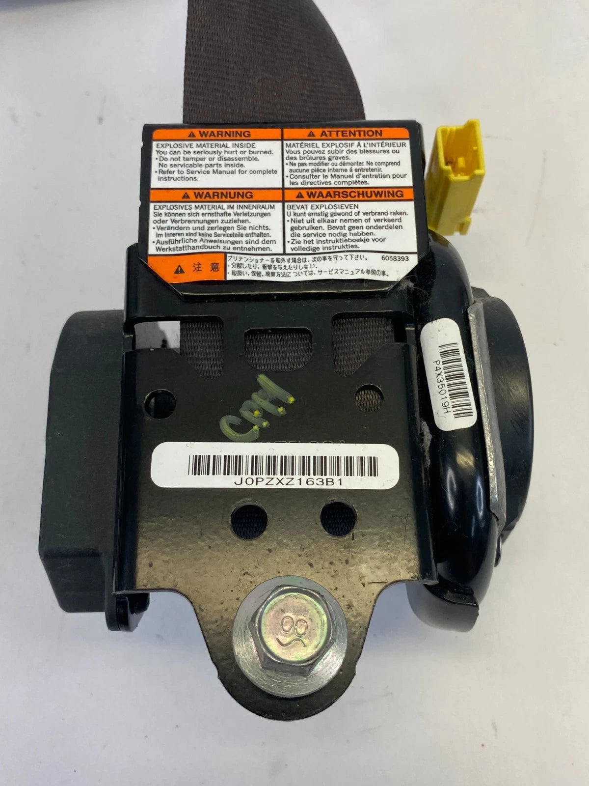 2011-2017 HONDA ODYSSEY FRONT RH PASSENGER SEAT BELT RETRACTOR OEM 81450-TK8A013