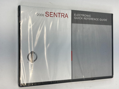 2008 08 Nissan Sentra Electronic Quick Reference Guide Book OEM