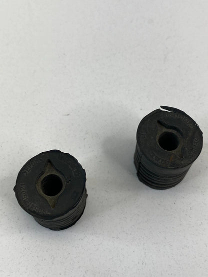 2004-2009 TOYOTA PRIUS FRONT HOOD BUMPER RUBBER ADJUSTMENT PAIR SET OEM
