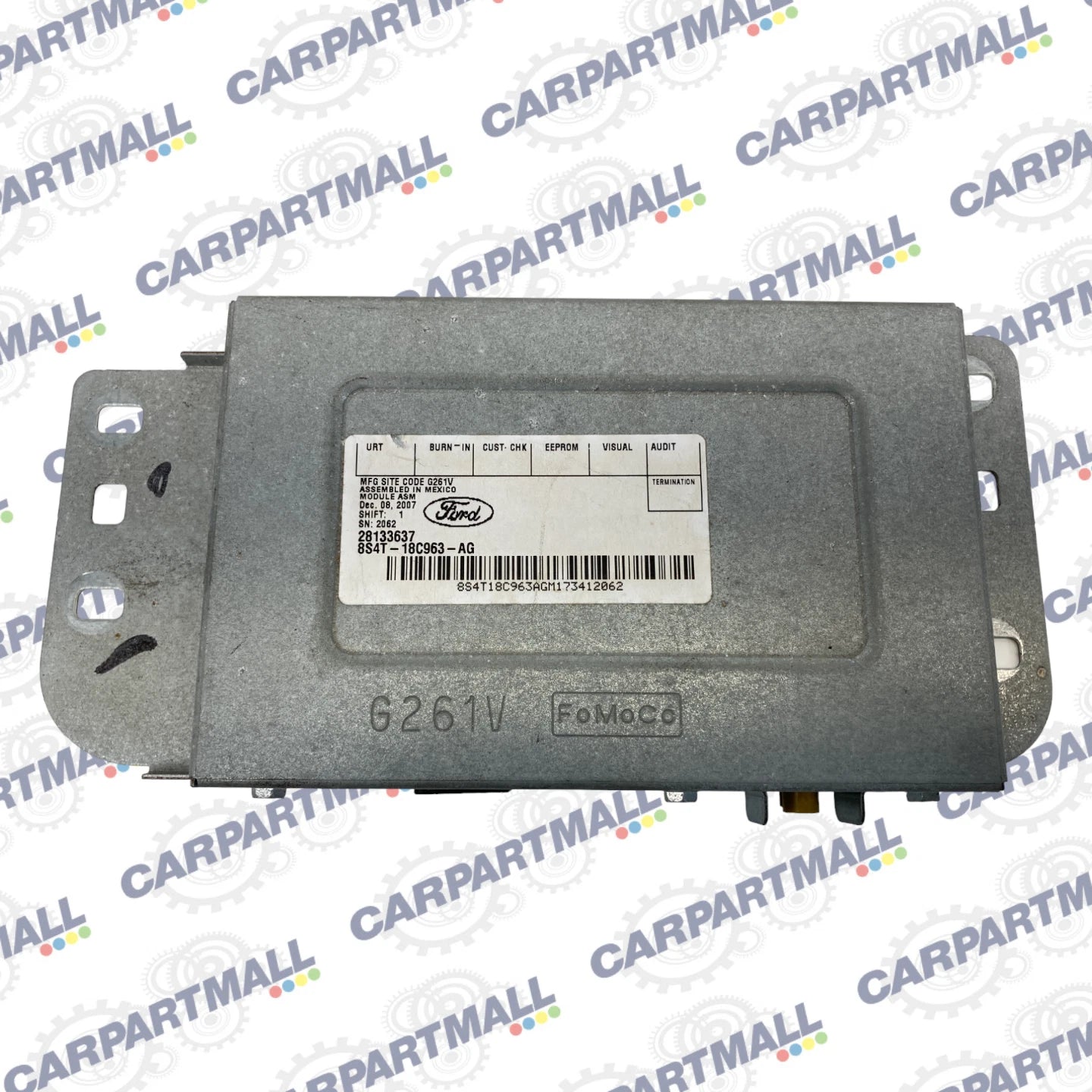 2008 2009 FORD ESCAPE SIRIUS SATELLITE RADIO AUDIO CONTROL MODULE 8S4T-18C963-AG