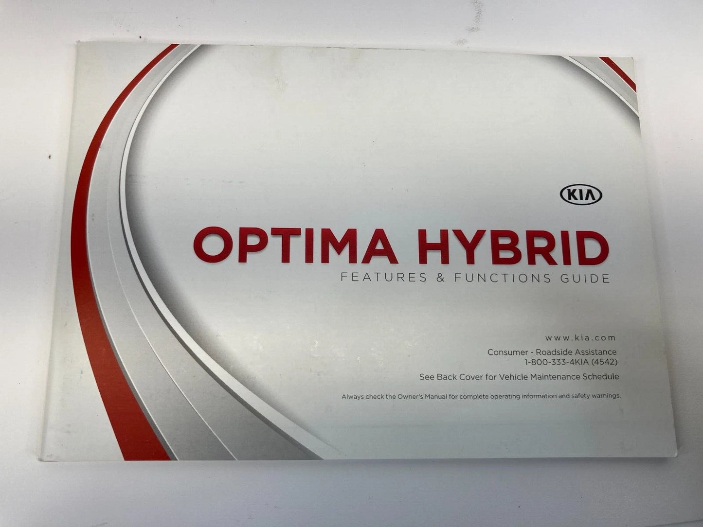 2014 KIA OPTIMA HYBRID LX SEDAN OWNERS MANUAL BOOK INFORMATION GUIDE W/ CASE OEM