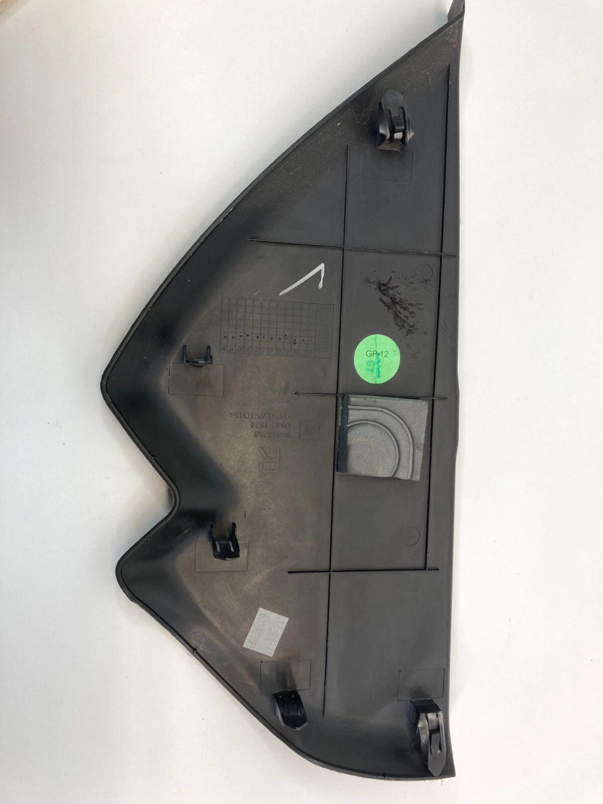 12-20 CHEVROLET SONIC DASH FRONT RIGHT SIDE END CAP TRIM COVER LID 96886258 OEM