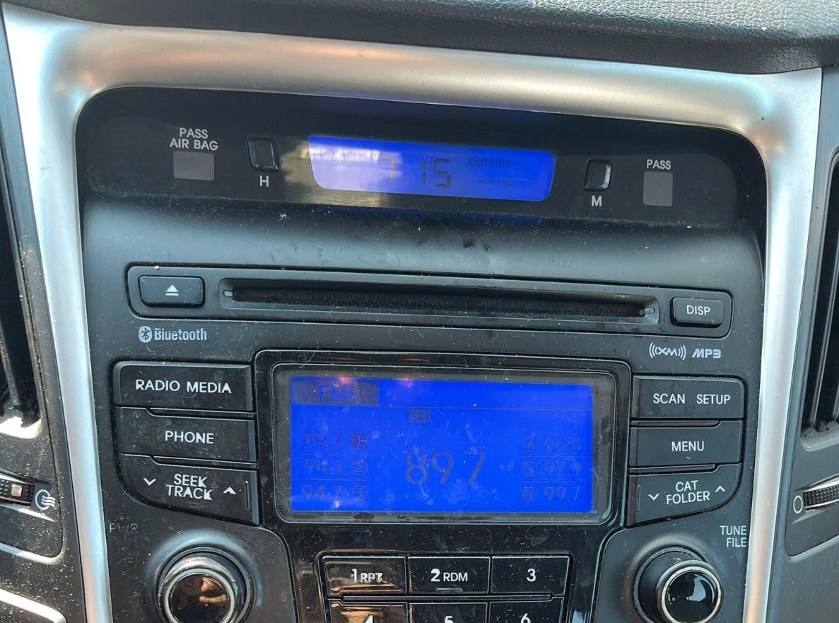 2012-2014 HYUNDAI SONATA STEREO RADIO AM FM CD PLAYER RECEIVER 96180-3Q700 OEM
