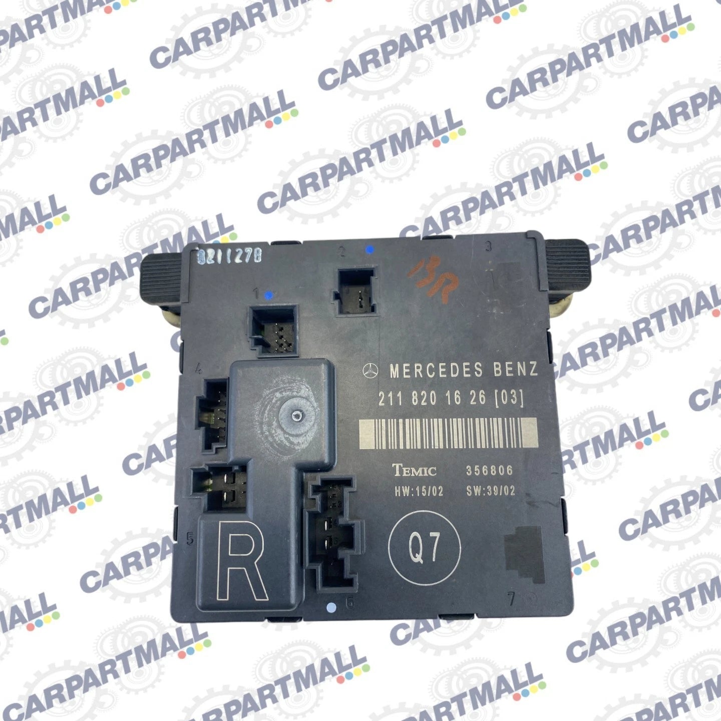 2003-2006 MERCEDES-BENZ E500 REAR RIGHT BACK SIDE DOOR CONTROL MODULE 2118201626