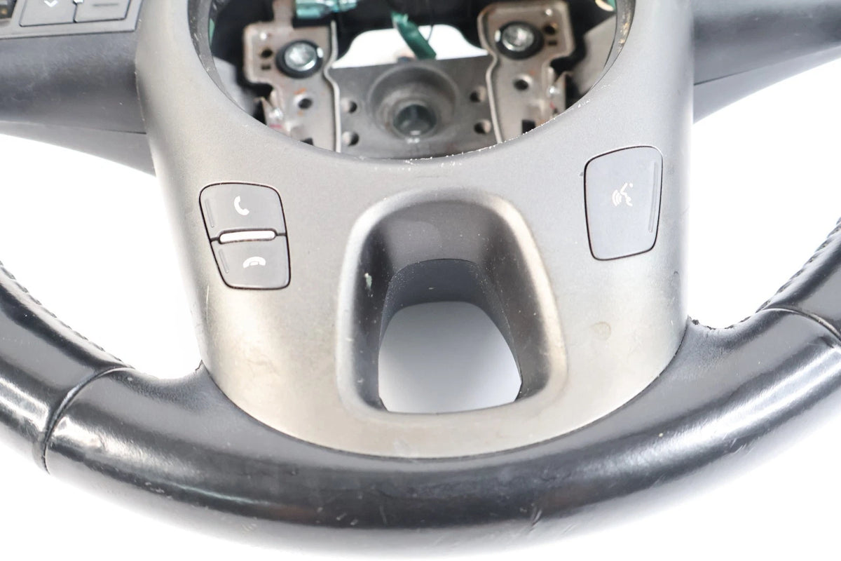 2012 2013 KIA SOUL STEERING WHEEL CRUISE & AUDIO PHONE CONTROL LEATHER BLACK OEM