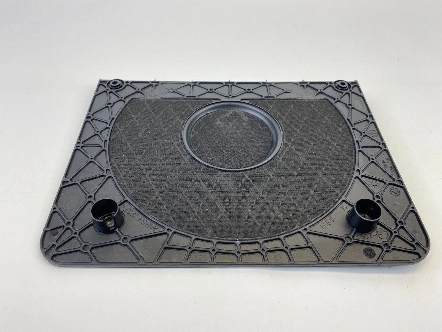 04-07 BMW 530I LEFT DRIVER UNDER SEAT SPEAKER WOOFER COVER TRIM GRILLE 6919359