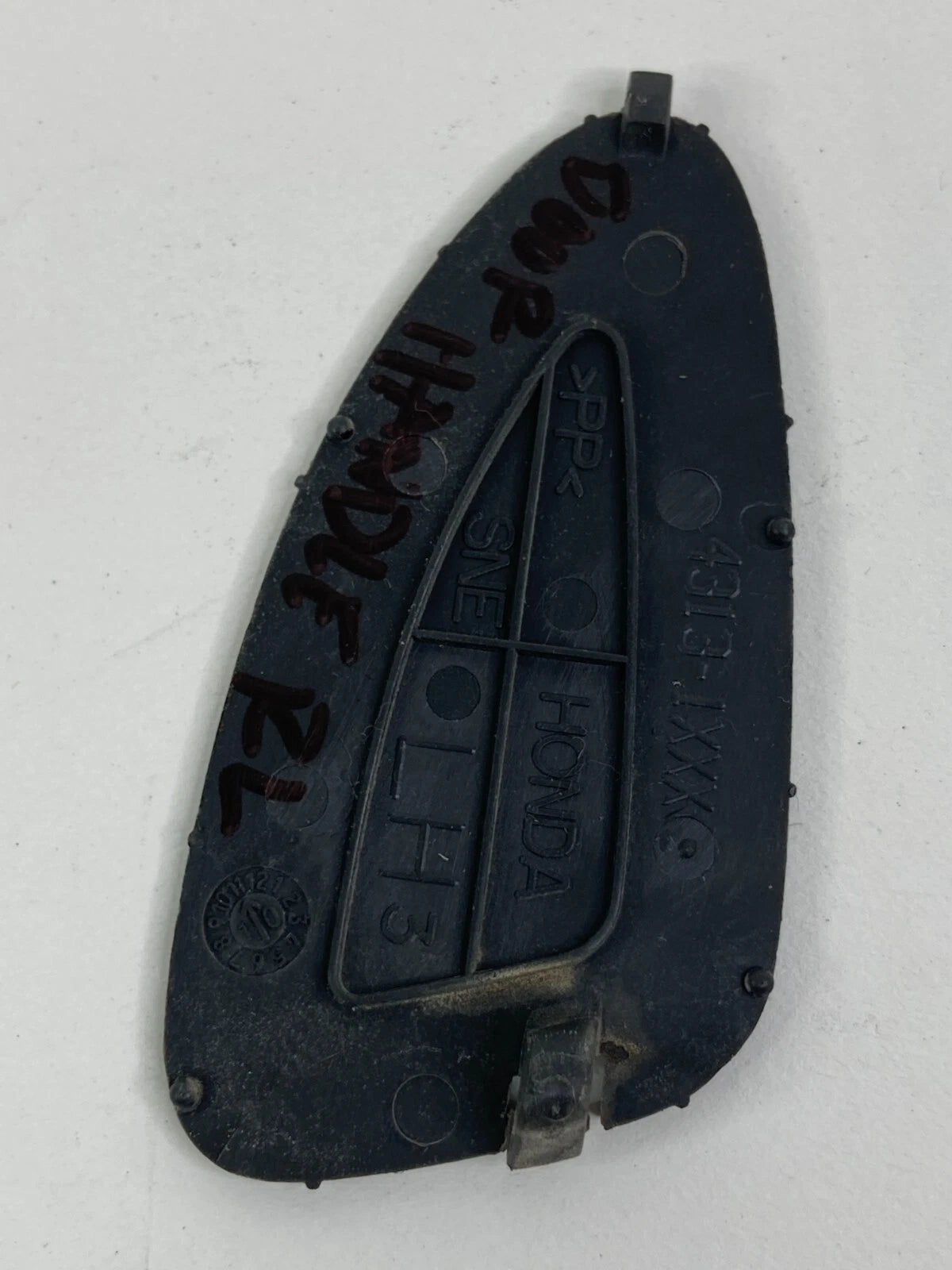 06-11 HONDA CIVIC REAR LEFT SIDE INNER DOOR HANDLE CAP SCREW COVER TRIM 43131XXX