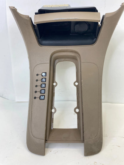 08-12 CHEVY MALIBU AUTO TRANS CENTER CONSOLE SHIFTER BEZEL W/ ASHTRAY 20997063