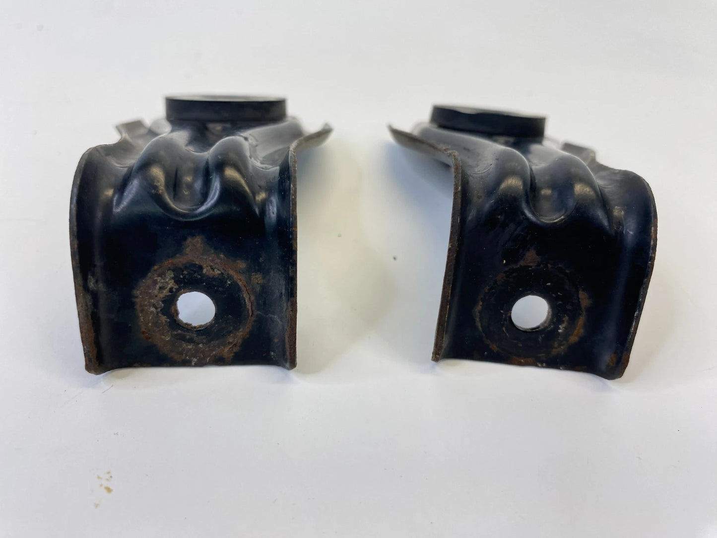 2007-2009 HONDA FIT UPPER RADIATOR MOUNT SUPPORT BRACKET PAIR SET OEM
