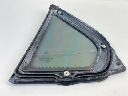 03-11 Saab 9-3 Sedan Rear Right Door Window Glass Vent Quarter Panel 12804490