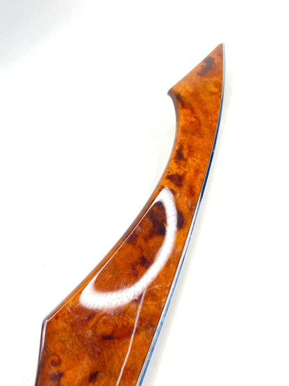 2003-2006 MERCEDES-BENZ E500 REAR LEFT DRIVER SIDE DOOR TRIM PANEL WOOD 204967