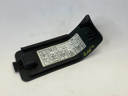 09-14 ACURA TL LEFT SIDE LOWER KICK PANEL FUSE BOX CAP COVER TRIM 83112TK4A OEM