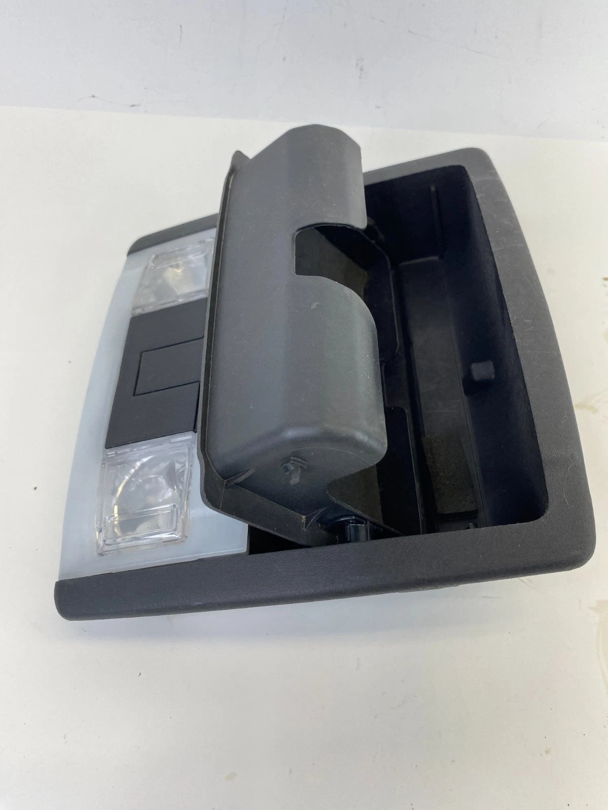 13-15 FORD EXPLORER INTERCEPTOR OVERHEAD CONSOLE DOME LAMP W/ SUNGLASS STORAGE