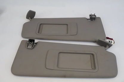 11-16 BMW 528I 535I 550I SUNVISOR SUN VISORS SHADE SET PAIR LH RH W/ MIRROR OEM