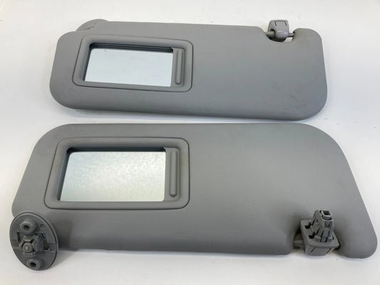 2014-2017 TOYOTA COROLLA SUN VISOR LEFT DRIVER & RIGHT PASSENGER SET GRAY OEM