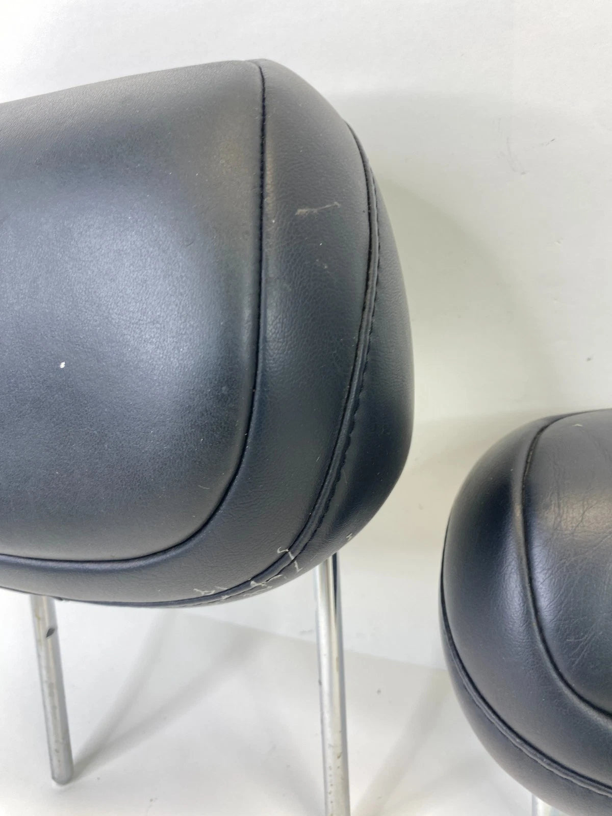 2013 13 DODGE DART REAR BACK SEAT HEADREST HEAD REST LH RH SET OF 3 LEATHER OEM