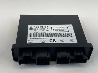 2013 BUICK LACROSSE THEFT LOCKING KEYLESS ENTRY CONTROL MODULE UNIT 13578781