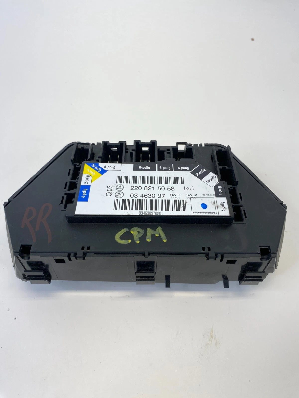 00-05 MERCEDES S430 REAR RIGHT SEAT ADJUSTMENT CONTROL SWITCH MODULE 2208215058