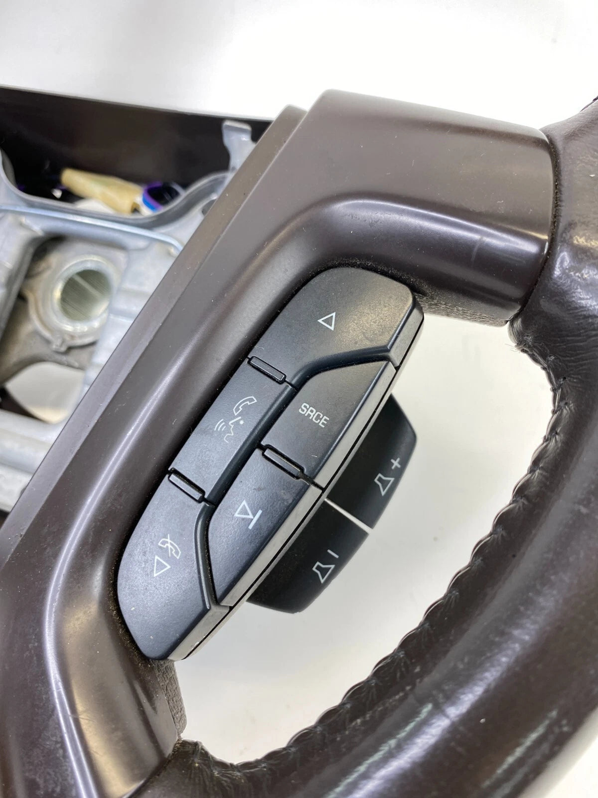 2009 2010 2011 2012 BUICK ENCLAVE STEERING WHEEL W/ WOODGRAIN ASSEMBLY OEM