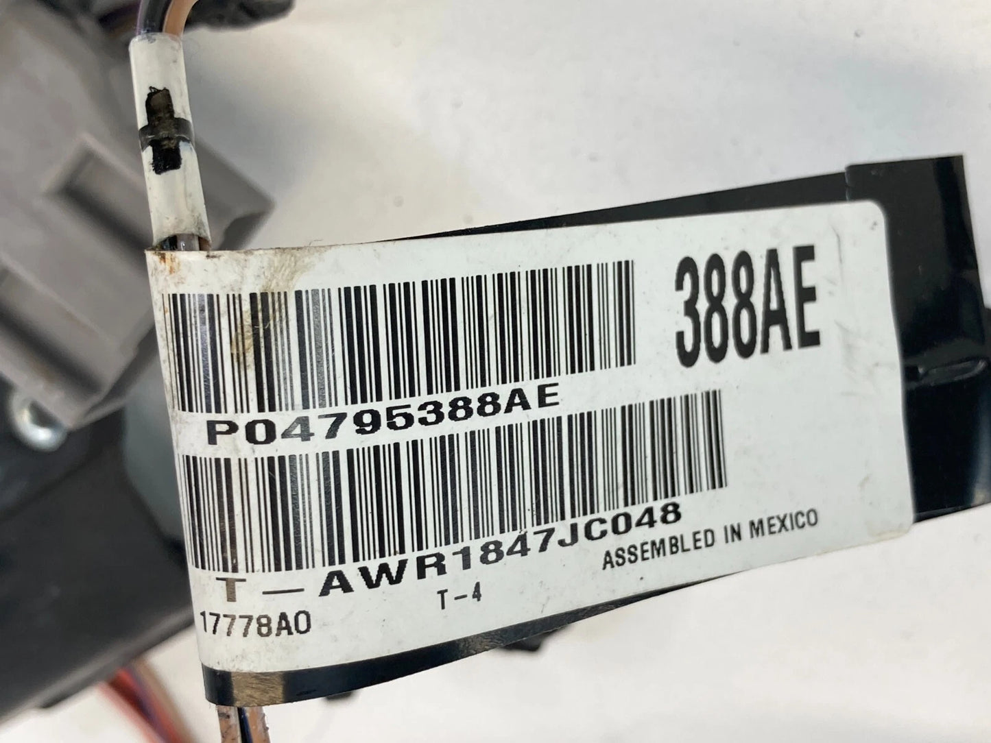 2008-2010 CHRYSLER SEBRING REAR RIGHT SIDE DOOR WIRE WIRING HARNESS 04795388AE