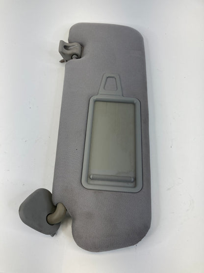 2011-2014 Hyundai Sonata Left Driver Sunvisor Sun Visor Cloth Gray OEM