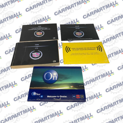 2008 08 CADILLAC CTS OWNERS MANUAL BOOKS SET ONSTAR GUIDE ASSISTANCE INFORMATION
