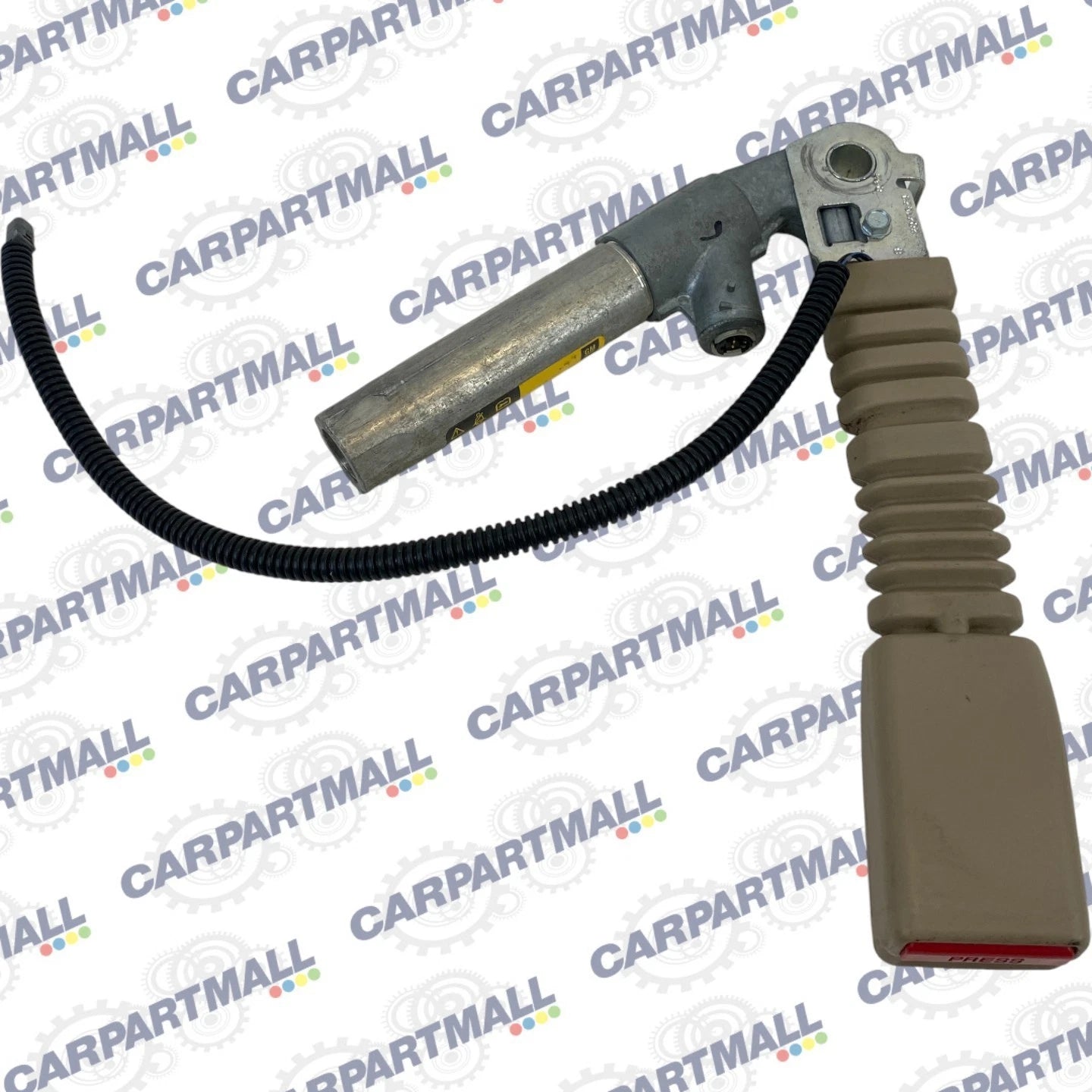 2004-2009 CADILLAC SRX FRONT LEFT DRIVER SEAT BELT BUCKLE PRETENSIONER CABLE OEM