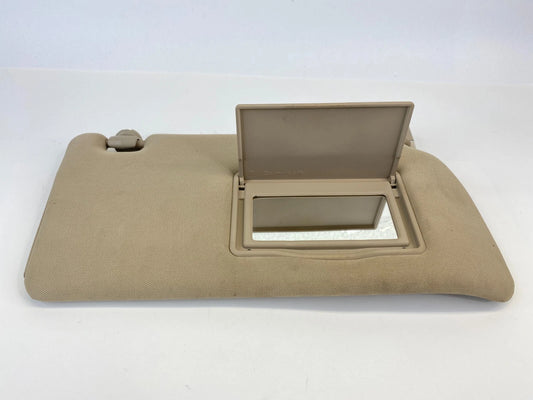 05-12 NISSAN PATHFINDER RIGHT PASSENGER SIDE SUNVISOR SUN VISOR SHADE W/ MIRROR