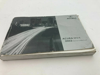 02 2002 ACURA MDX OWNER'S MANUAL GUIDE BOOK OEM