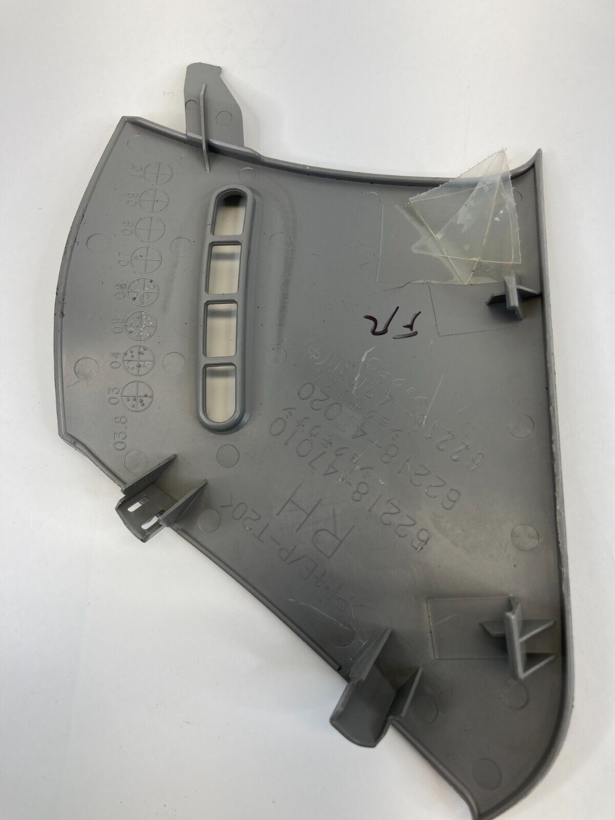 04-09 Toyota Prius Front Right Corner Pillar Trim End Panel Cover 62218-47010