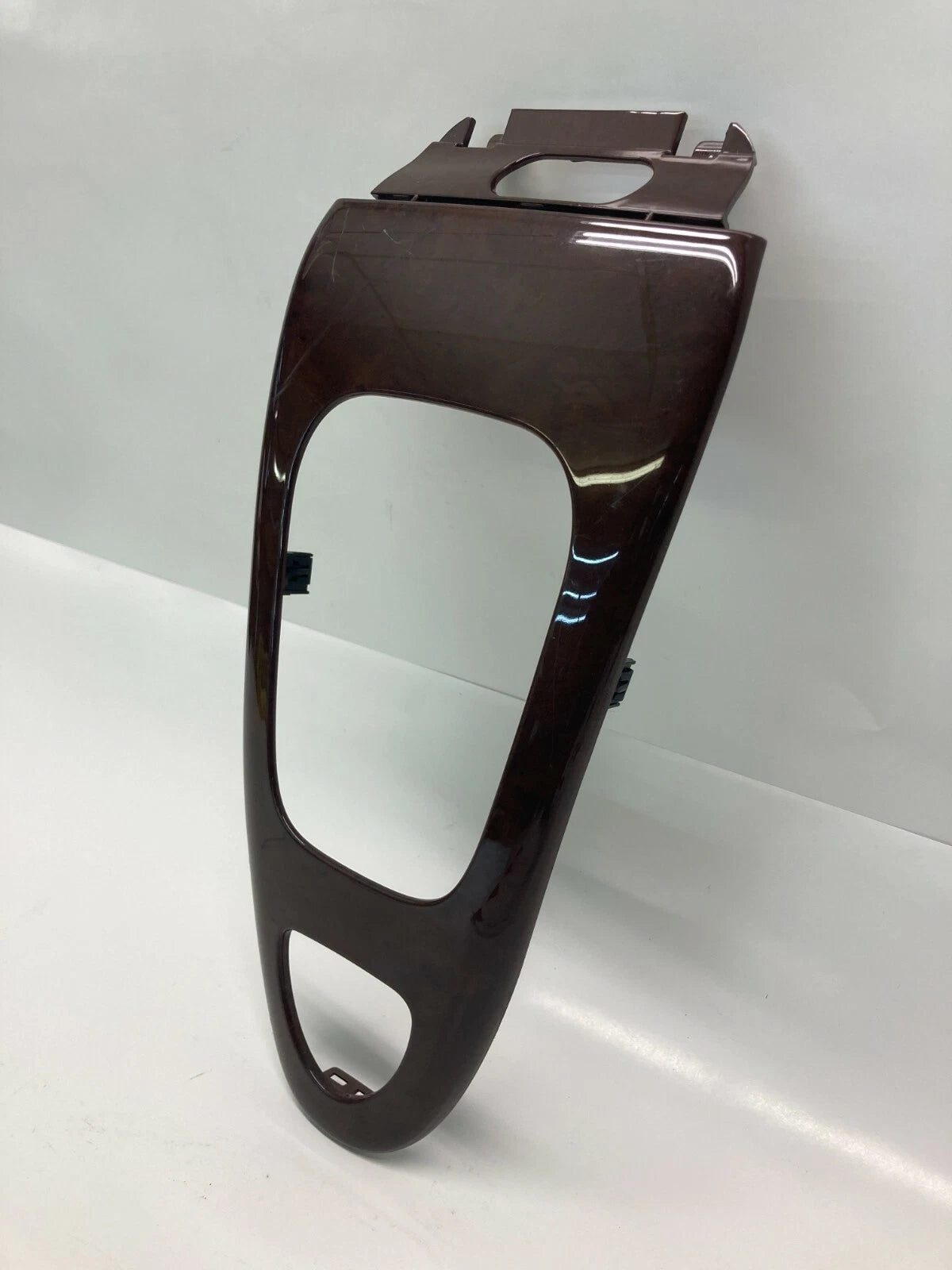 2007-2011 SAAB 9-3 CENTER CONSOLE AT SHIFT SHIFTER COVER PLATE TRIM BEZEL WOOD