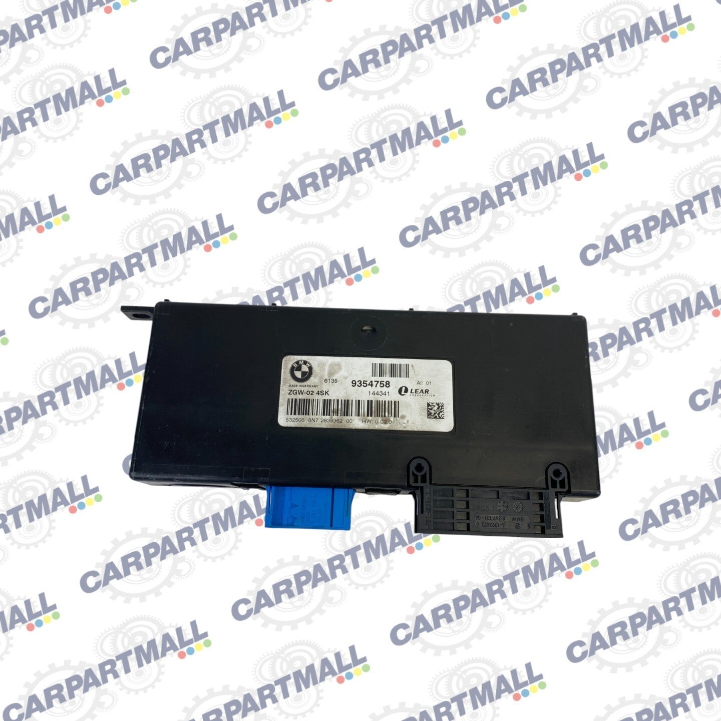 2011-2017 BMW X3 2.0L L4 Central Gateway Control Module Unit 9354758 OEM