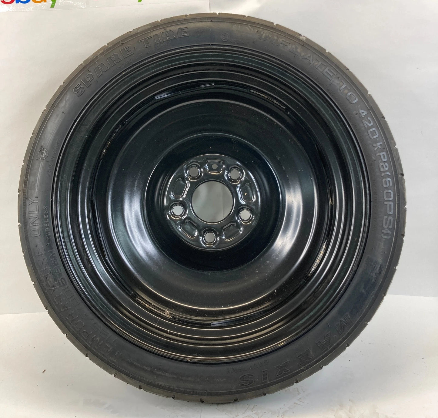 2013-2015 NISSAN SENTRA EMERGENCY SPARE TIRE WHEEL COMPACT DONUT T125/70D16 96M