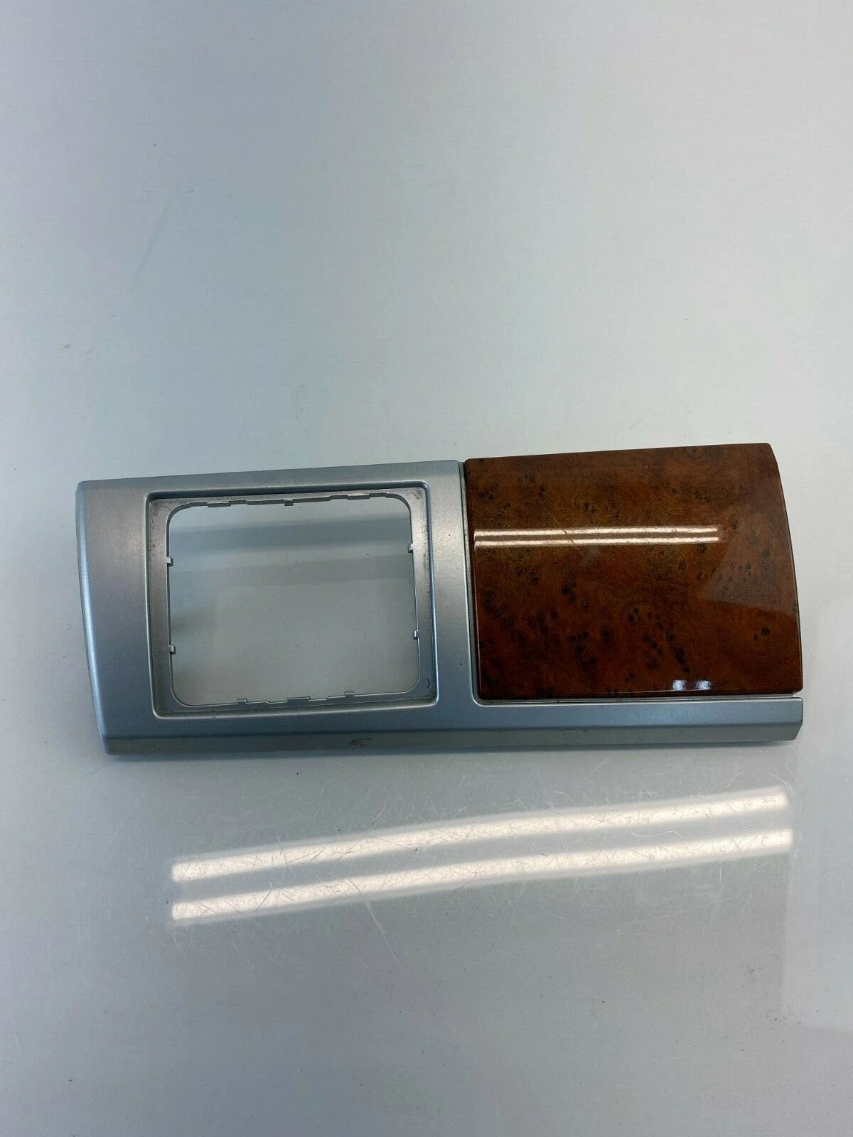 08-10 GRAND CARAVAN TOWN & COUNTRY DASH HEADLIGHT SWITCH BEZEL COVER TRIM WOOD