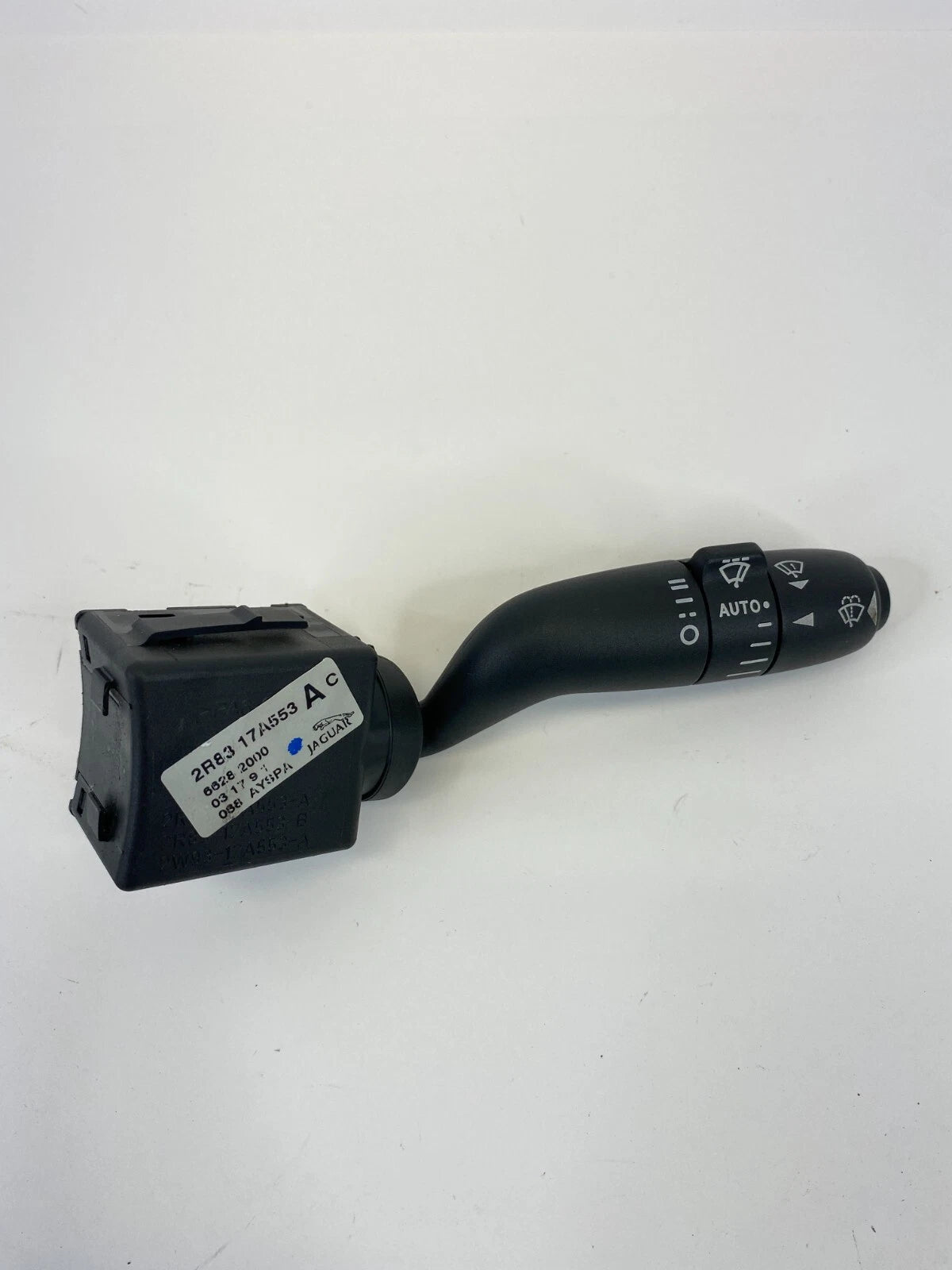 02-08 JAGUAR S-TYPE COLUMN WINDSHIELD WIPER CONTROL SWITCH LEVER 2R83-17A553 OEM