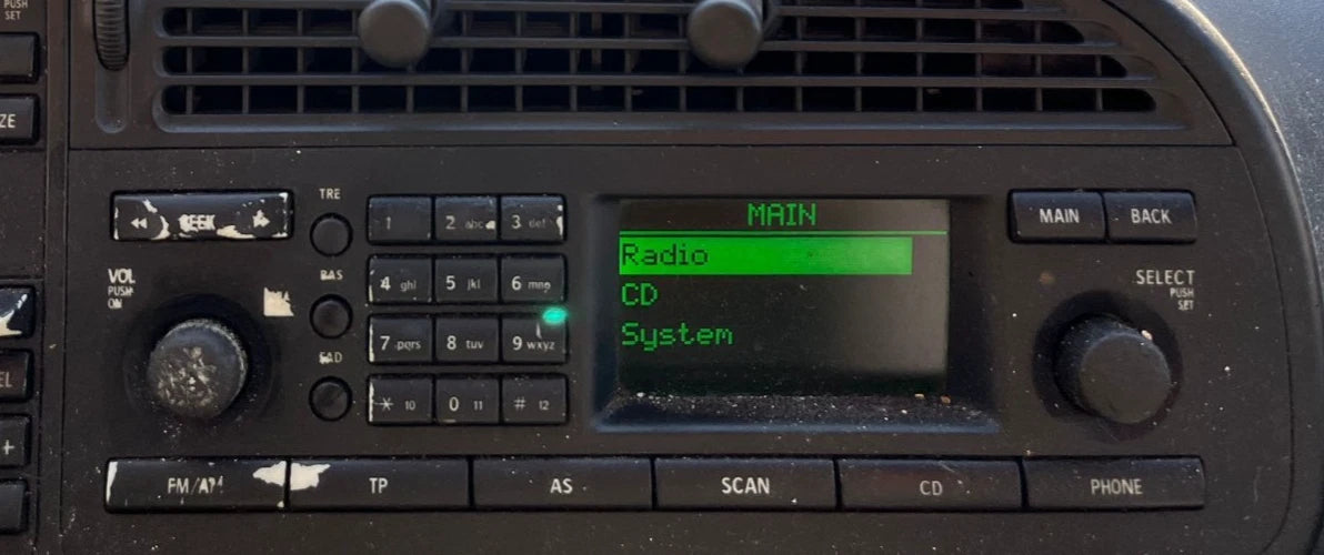 2003-2006 Saab 9-3 93 Radio Stereo Information Control Screen Display 12805509