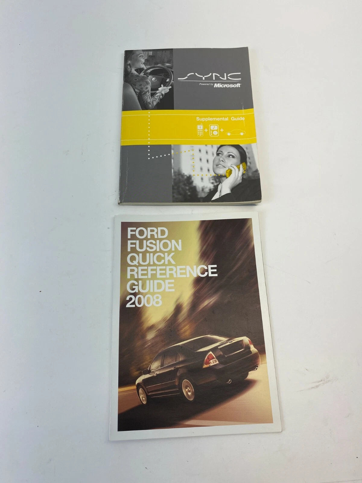 2008 FORD FUSION OWNERS MANUAL SET WITH CASE WARRANTY MAINTENANCE GUIDE OEM