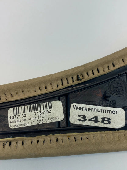 04 05 BMW 545I 04-07 525I CENTER CONSOLE RIGHT SIDE END TRIM COVER PANEL 7133192