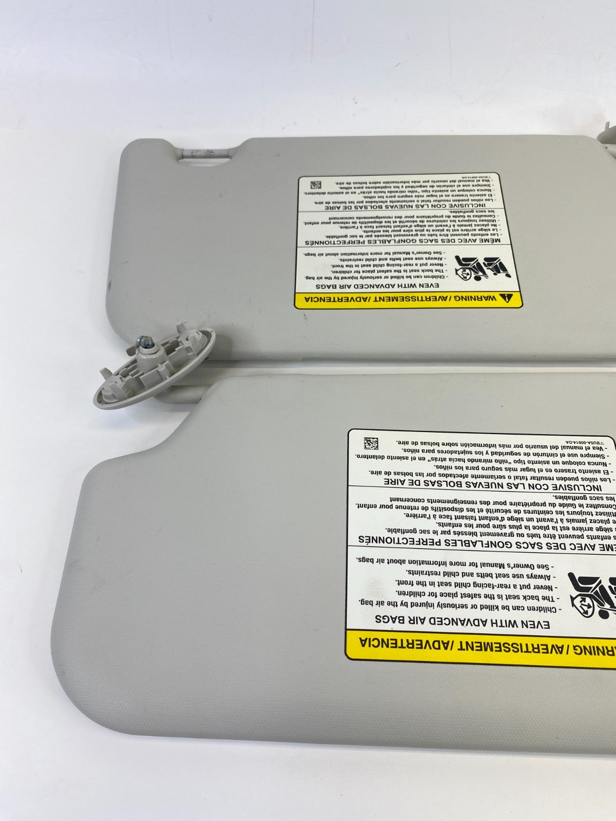 2012-2015 Ford Focus Sedan Sunvisor Set Sun Visor Shade Left & Right Set OEM